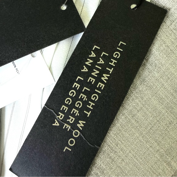 NEW Banana Republic Gray Lightweight Wool Blazer Suit Jacket - Picture 7 of 11